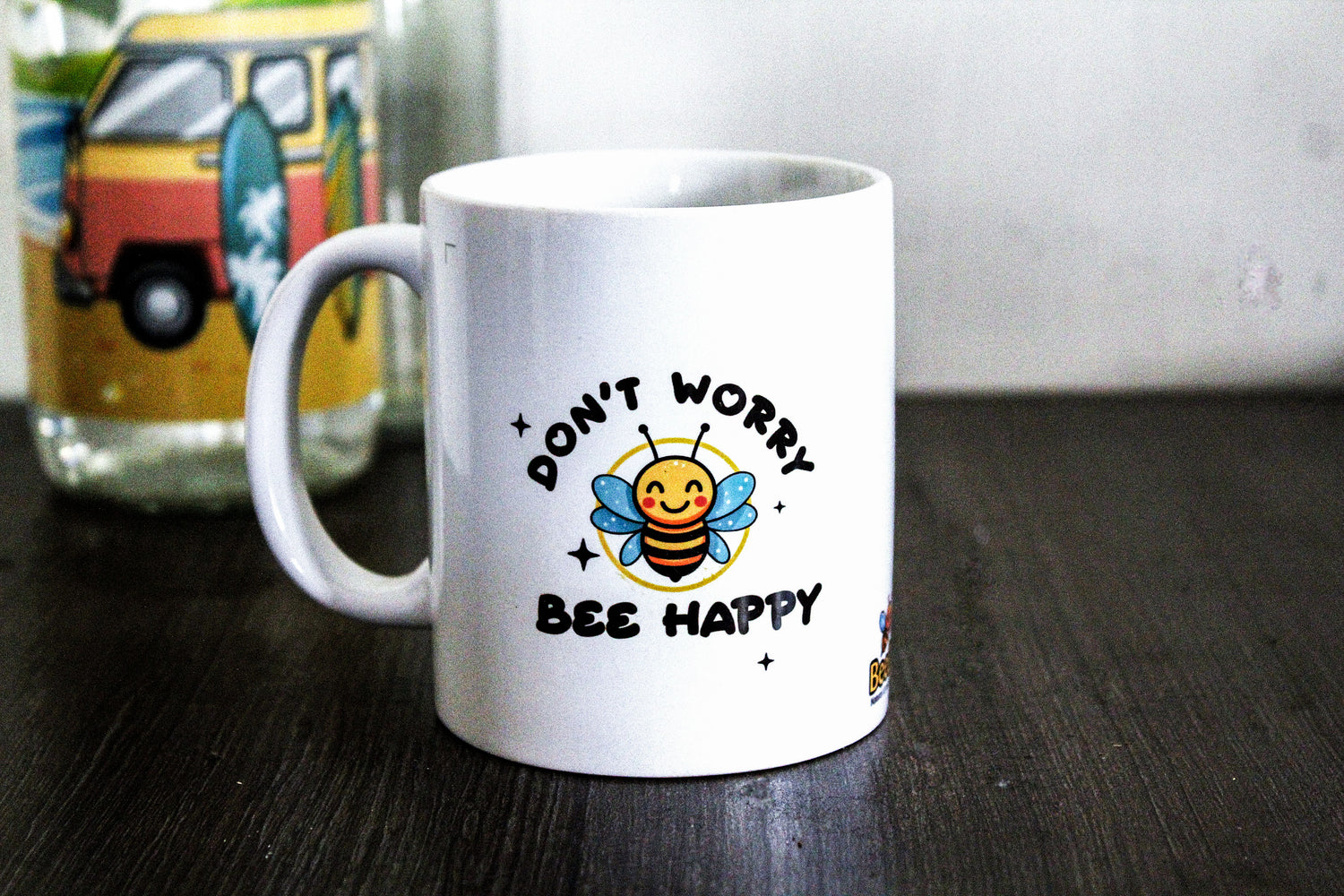 BeeDo Coffee Mugs - Cute, Funny and Adorable Honey Bee Theme 3D White Ceramic Coffee Mugs