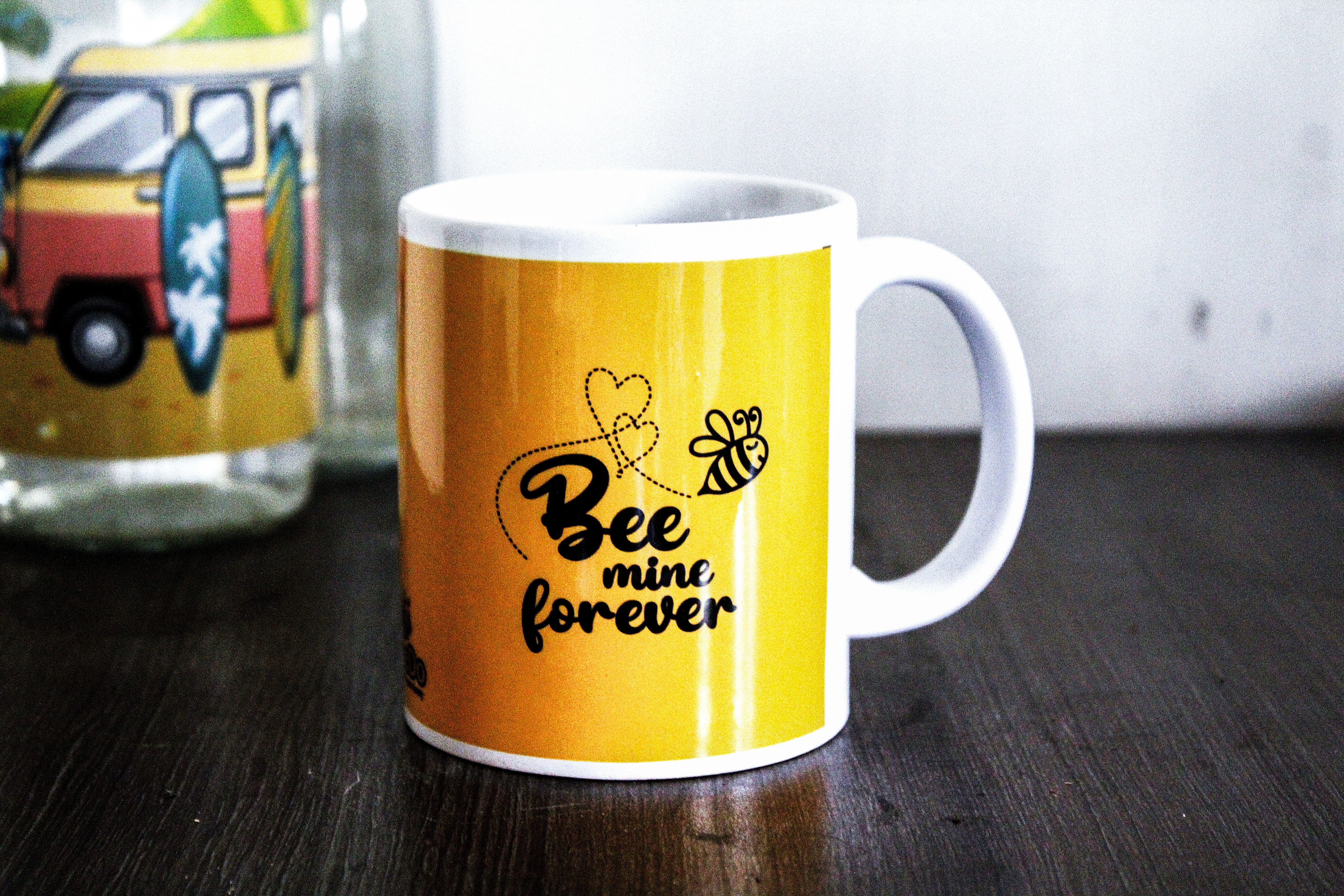 BeeDo Coffee Mugs - Cute, Funny and Adorable Honey Bee Theme 3D White Ceramic Coffee Mugs