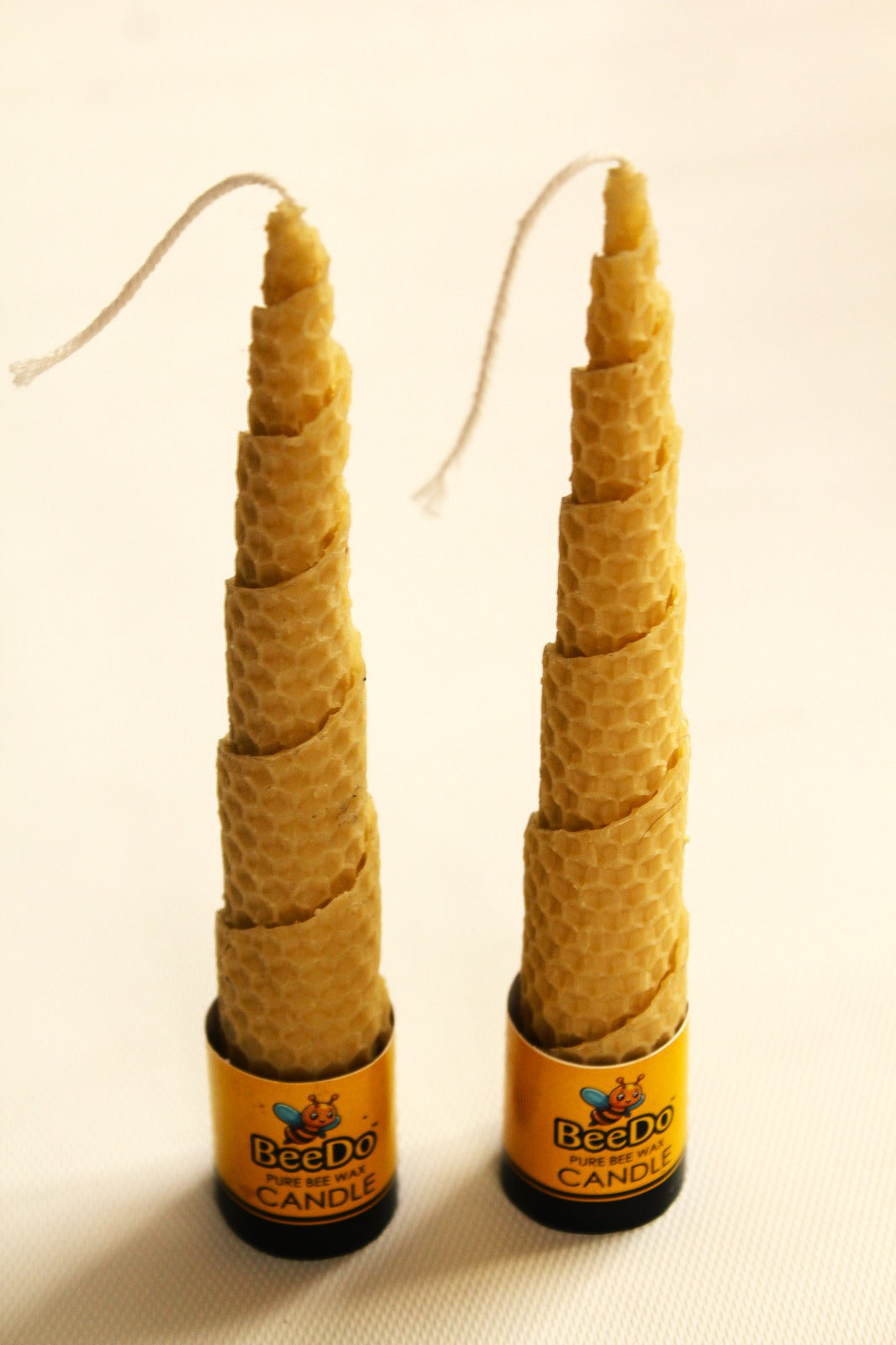 BeeDo 100% Pure Beeswax Handmade Pillar Candles (Big)